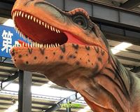 Modèle de dinosaure T-Rex animatronique personnalisé de 13 m en silicone et acier pour centre commercial, parc public, aire de jeux et maison