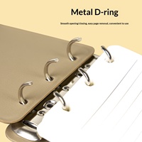 Carnet de notes portable personnalisé en format mini, avec couverture en cuir PU, simple et élégant, idéal pour les notes de cours