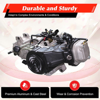 Moteur de moto 180CC 4 temps avec boîte de vitesses inversée, refroidissement par air, démarrage au kick, CVT, pour Honda Yamaha