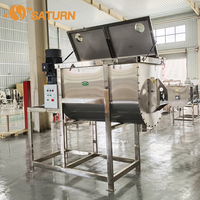 Mélangeur à ruban de haute qualité 3500L SUS316L avec moteur servo pour le pré-mélange de la farine, multifonctionnel