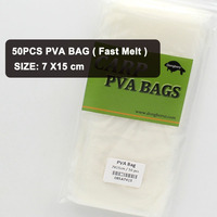 Sac de pêche en PVA soluble dans l'eau avec Taska Breakdown PVA pour carpe sac d'appât à bouillette grossière sac d'alimentation de pêche