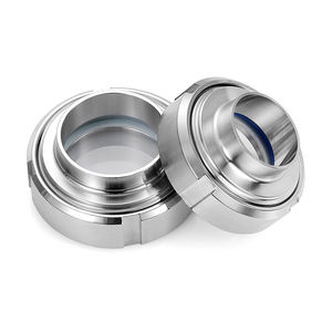 304/316ステンレス鋼製丸型研磨済み衛生グレードねじ込み溶接低圧サイトグラス（ユニオンおよび観察機能付き） - Product Image 3