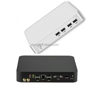 Mini PC với <span class=keywords><strong>intel</strong></span> <span class=keywords><strong>i7</strong></span> 7700 8x cổng USB 2X hiển thị 4GB DDR4 Bộ nhớ video Linux OS Wifi CN cắm SSD ổ cứng - Product Image 2