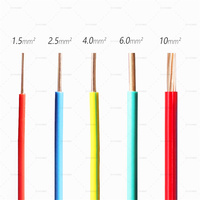 Fils Électriques et Câbles en PVC Flexible pour Câblage Domestique et Éclairage, 1 mm, 1,5 mm, 2,5 mm, 4 mm, 6 mm, 10 mm, 16 mm, Vente en Gros