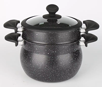 Cuisinière à pression multifonction sans huile ni fumée, vente chaude en usine 2025, marmite à vapeur en aluminium