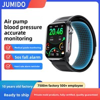 Montre connectée sportive en alliage F530 avec écran IPS, ECG, surveillance de la pression artérielle et du sommeil, pompe à air, étanche pour adultes, suivi de la forme physique