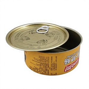 Boîtes de conserve de thon Jinko avec couvercle facile à ouvrir, boîtes de conserve de qualité alimentaire, boîtes de conserve en deux parties pour la mise en conserve des aliments, poisson, Chine, Guangdong - Product Image 2
