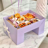 Boîte à sushi rectangulaire transformable en carton blanc épais de qualité alimentaire ESTICK pour emporter et pique-nique