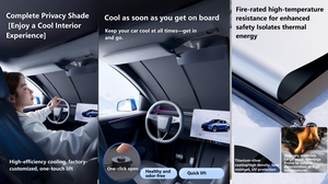 <span class=keywords><strong>Pare</strong></span>-<span class=keywords><strong>soleil</strong></span> automatique pour voiture, rideau électrique, alimentation OBD, <span class=keywords><strong>pare</strong></span>-<span class=keywords><strong>soleil</strong></span> automatique relevable et abaisseable pour tous types de véhicules - Product Image 6