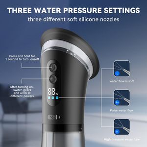 Electric <b>Ear</b> Cleaner Portable <b>Ear</b> Wax Removal <b>Tool</b> with <b>Clean</b> Water Waste Water Separation Design - Product Image 3