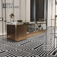 Carreaux de sol et de mur en dalles de marbre poli et émaillé de haute qualité 75x150 et 60x120 de Foshan