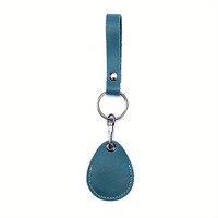 Gantungan Tas Kulit Mewah Buatan Tangan Mini Gantungan Kunci Tas Kulit Gantungan Kunci Nfc Kulit Dapat Disesuaikan Carabiner Gantungan Kunci Segitiga