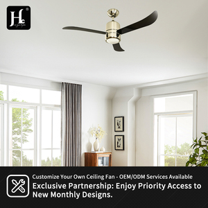 48-inch high-quality <b>ceiling</b> fan with <b>remote</b> <b>control</b>, simple modern <b>ceiling</b> fan with LED <b>lights</b> - Product Image 5