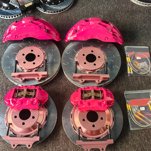 Kit d'étriers de frein surdimensionnés colorés Rosy, étrier de frein à 10 pistons / étrier de frein à 4 pistons, crochet de frein 420 mm pour <span class=keywords><strong>Chrysler</strong></span> C300 - Product Image 1