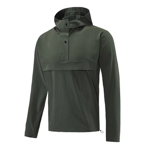 SHWL8784 AOLA Custom Logo Sports Windbreaker Black Fleece <strong>Wind</strong> <strong>Breaker</strong> Waterproof Hiking Winter Men's Running Jackets - Product Image 6