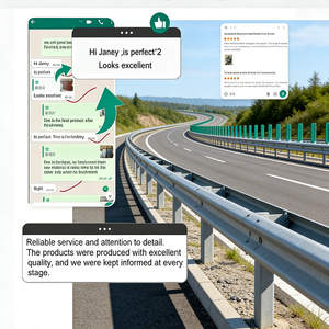 Barandilla Metálica de Seguridad para Carreteras en Forma de W, Galvanizada por Inmersión en Caliente, de Alta Resistencia y con Certificación H1W2 para Seguridad Vial - Product Image 4