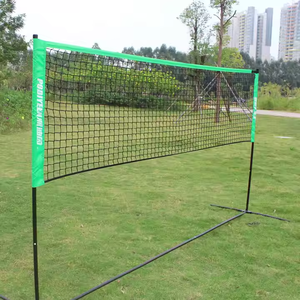 Durable <strong>Badminton</strong> <strong>Net</strong> with Poles Portable <strong>Badminton</strong> Set for Backyard Beach Training <strong>and</strong> Tournament Use - Product Image 3