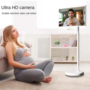 Nouvelle arrivée 21.5 32 pouces Smart Mobile TV Stand HD vidéo lecteur d'affichage vertical Android 12 1920*1080 résolution stand by me TV