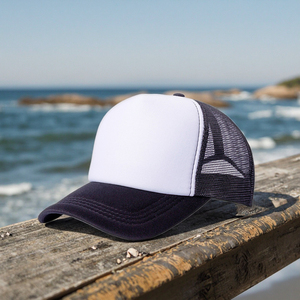 Bán Buôn Biểu Tượng Tùy Chỉnh Trống Bọt Trucker Hat Thời Trang Màu Rắn Gorras Thoáng Khí Đồng Bằng Lưới <span class=keywords><strong>Cap</strong></span> 30 Màu Sắc Có Sẵn Bãi Biển - Product Image 2