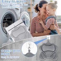 Oreiller de bain et de cou moderne avec technologie 3D Air Mesh et ventouses