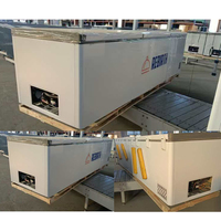 Congélateur horizontal commercial à grande capacité, 3 portes, neuf, avec panier pour la crème glacée
