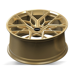 Jantes en alliage d'aluminium forgé sur mesure de luxe 1 pièce, 18 19 20 21 22 <span class=keywords><strong>pouces</strong></span>, pour voitures particulières, à rayons profonds, motif maille, finition or usiné - Product Image 3