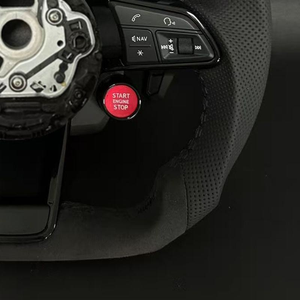 Steering Wheel for Audi A3 A4 A4L A5 A6 A7 A8 Q3 Q5 Q7 TT TTS R8 S3 <strong>MK2</strong> S5 RS RS3 RS5 Flat Bottom Steering Wheel Car Accessories - Product Image 5