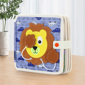 Meilleures ventes : Jeux d'éveil sensoriels en feutre unisexe pour enfants autistes, jouets éducatifs, planche d'activités pour bébés, emballés dans un sac - Product Image 2