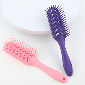 <span class=keywords><strong>Brosse</strong></span> à <span class=keywords><strong>cheveux</strong></span> ventilée pour séchage rapide, démêlage et antistatique, pour hommes et femmes, coiffage fin - Product Image 1