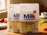 Collations coréennes saines, biscuits au lait en boîte, collation nutritive idéale, gâteau de riz soufflé