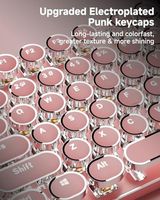OEM ODM TK950 Typewriter Wireless Mechanical Keyboard Aesthetic TriMode Bluetooth24GWired Retro Punk Typewriter Keyboard with Wh