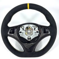 Volant de remplacement OEM pour BMW E90 E92 E93 E60 E82 E87, cuir, sport, fond plat, amélioration