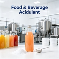 Acide citrique monohydraté à 99,5 % CAS 5949-29-1 pour le traitement de l'eau et le nettoyage industriel