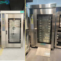 Four à convection électrique ZL-12TD, four à air chaud, 12 plateaux, 24 kW, avec écran tactile, pour boulangerie commerciale