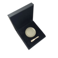 Boîte Cadeau Luxe Kexin en Cuir PU Effet Caviar avec Insert EVA et Laminage Mat Offset pour Présentation Alimentaire Gourmande
