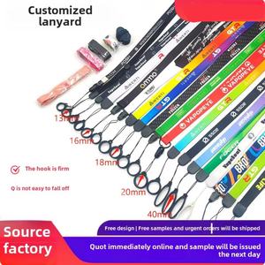 Cordón Personalizado con Logotipo Colorido, Porta Tarjetas, Porta Credenciales, Cordón para Teléfono con Gancho Metálico - Product Image 4