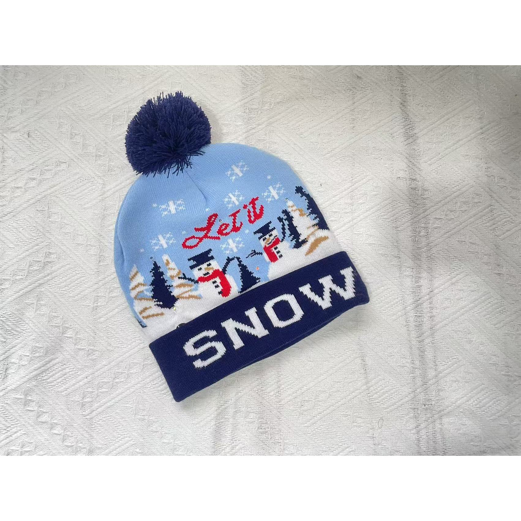Bonhomme de neige alphabet de Noël