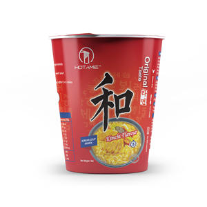 ผลิตภัณฑ์ใหม่จากจีน อาหารสไตล์เกาหลี ฮอตอาเมะ ซุปเกาหลี บะหมี่กึ่งสำเร็จรูปรสกิมจิ ฮาลาล - Product Image 3