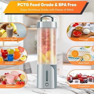 خلاط اهتزاز لاسلكي محمول مقاوم للماء قابل لإعادة الشحن من المصنع الأصلي بالجملة 16oz - Product Image 2