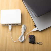 Laptop toko ritel perangkat USB ke kabel USB notebook 6 port USB pengendali keamanan sistem alarm