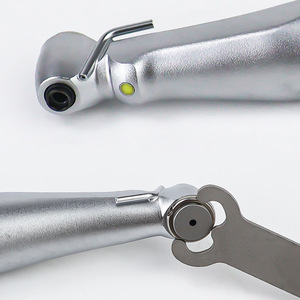 หัวกรอฟันไฟฟ้า 20:1 พร้อมไฟ LED ระดับ Class III ได้รับการรับรองมาตรฐาน CE สีเงิน - Product Image 1