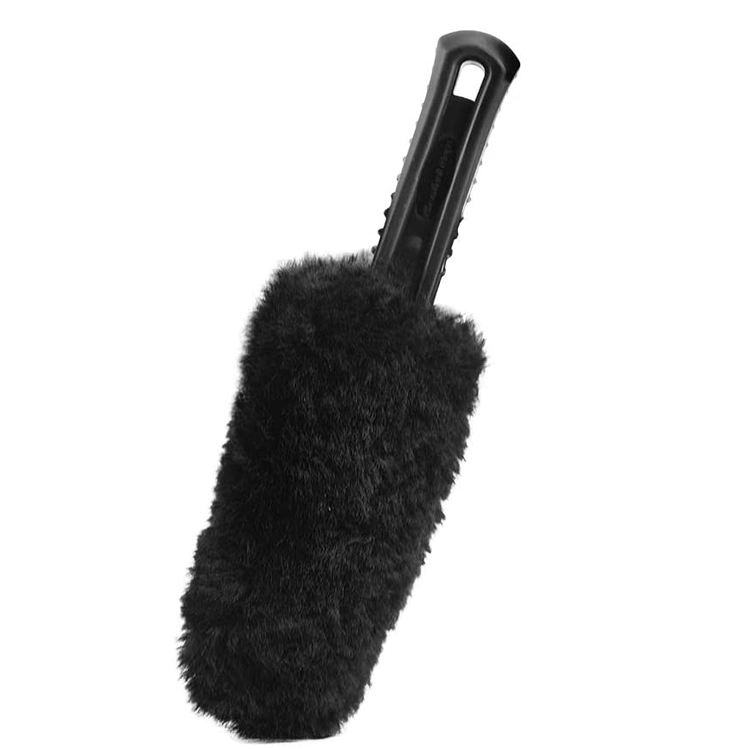 Мягкая, толстая, 100 натуральная овчина, идеальный инструмент для различной отделки колес, полезная щетка для чистки обода автомобиля.