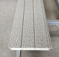 Panneaux muraux sandwich isolés en polyuréthane (PU) avec revêtement métallique pour bâtiments résidentiels, villas, appartements et maisons mitaines