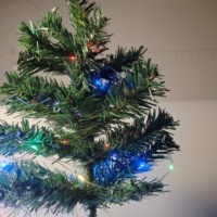 Guirlande lumineuse décorative à piles AA, 2 m, 20 LED blanc chaud, micro-fil de cuivre, pour arbre de Noël, fête, mariage