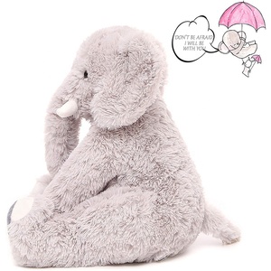 Vivero habitación cama decorativo azul juguetes de peluche de elefante de peluche de felpa animales de peluche juguetes animales - Product Image 6