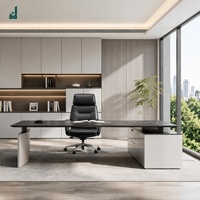 Bureau debout électrique en placage de bois naturel, finition polie à la main, poste de travail durable pour le bureau et les sièges sociaux