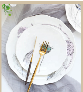 Tinh Tế Hiện Đại Mô Hình Nhà Máy Cao Cấp Xương Trung Quốc Đặt Bữa Ăn Tối Muỗng/Nĩa/Dao/Đũa Kit Đối Với Trang Chủ Đảng Nhà Hàng Sử Dụng - Product Image 4