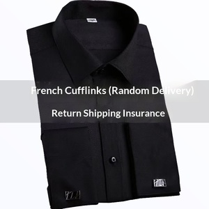 Chemise décontractée pour <span class=keywords><strong>homme</strong></span> à col rabattu et manches longues, en coton, anti-humidité, pour <span class=keywords><strong>mariage</strong></span> et affaires, avec logo personnalisé FS, idéale pour le printemps et les exportations. - Product Image 5