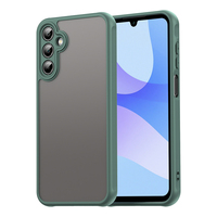 Coque de téléphone portable translucide givrée antichoc pour Samsung A37 A57 A17 A07 PC+TPU Style INS Housse de téléphone A15 A56 A55 A16
