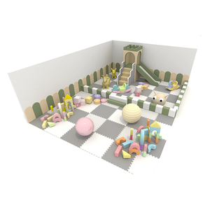 Trẻ em mềm chơi trong nhà leo núi và trượt kết hợp vật liệu không độc hại mầm <span class=keywords><strong>non</strong></span> mẫu giáo Thiết kế phòng chơi - Product Image 3